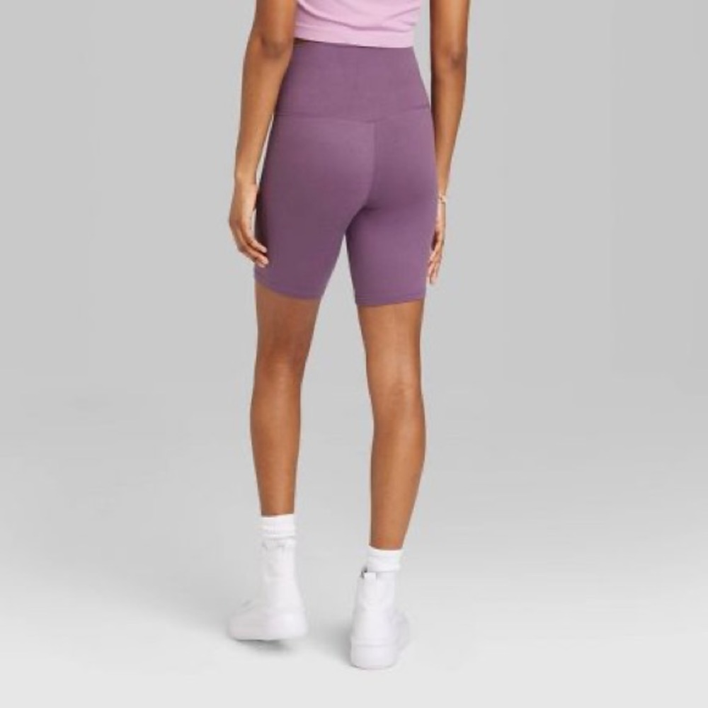 Women's High-Rise Polyester Bike Shorts - Wild Fable - Picture 3 of 6